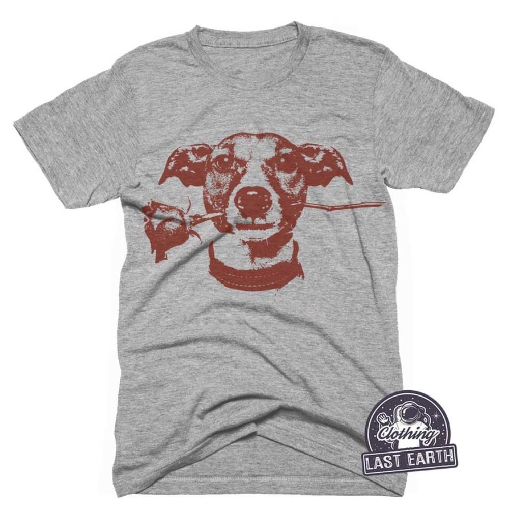 Jack Russell T-Shirt Cute Rose Shirt Love Shirt Relationship Shirt Dog Lovers